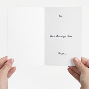 Inside of Beardsmith greetings card