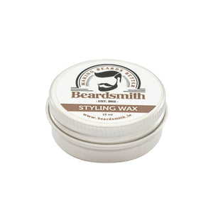 Beardsmith Beard Styling Wax – Natural Strong-Hold Irish Beard Balm