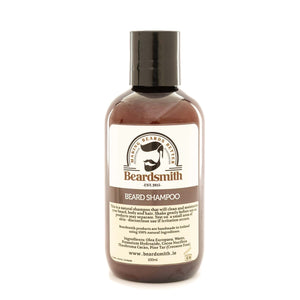 Beardsmith Beard Shampoo – Natural Irish Beard Wash Bottle
