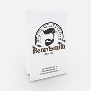 Back of Beardsmith greetings card